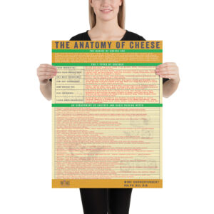 Anatomy of Cheese Poster