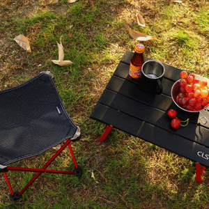 CLS Foldable Camping Outdoor Picnic Table - Black